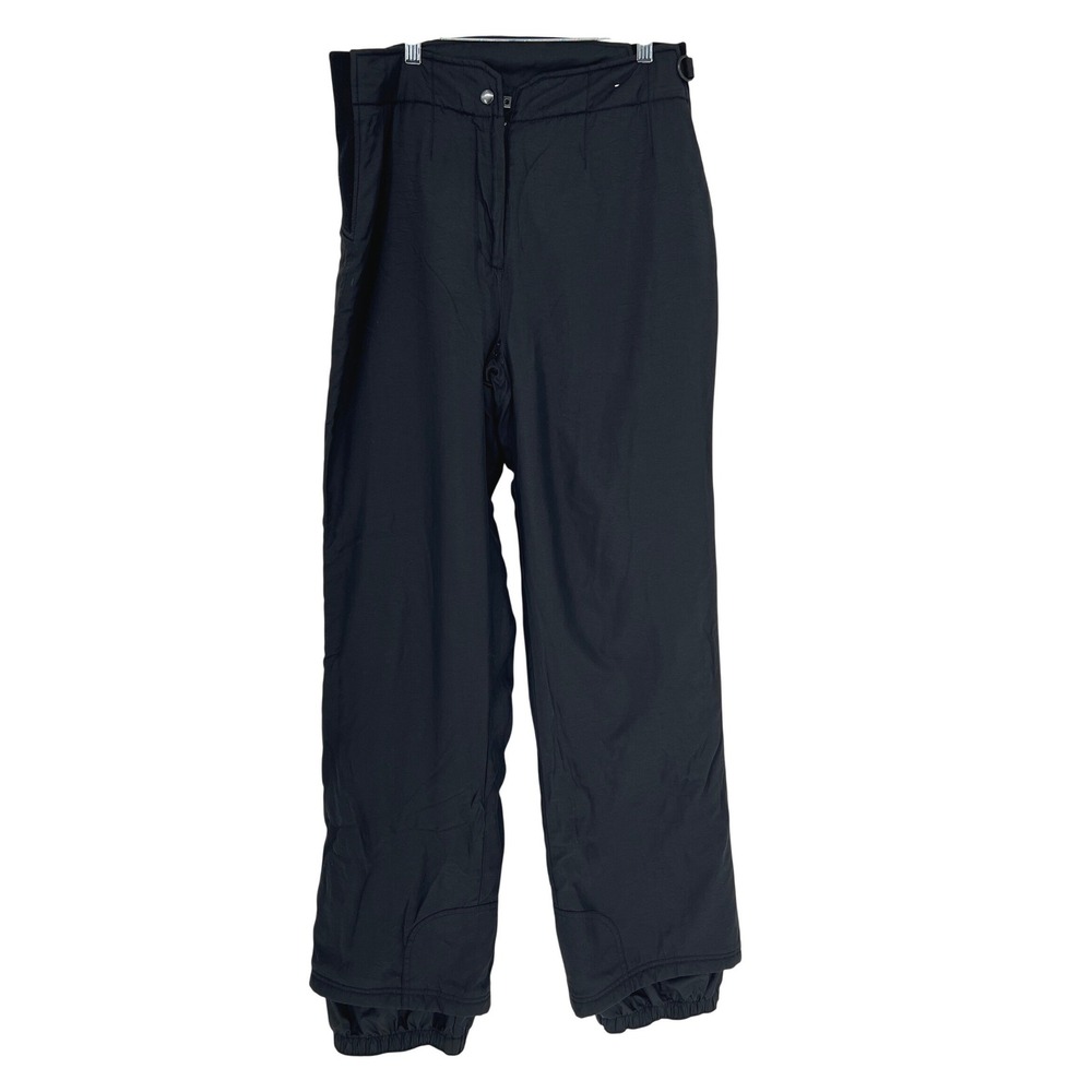 Obermeyer Ski Pants Size 12 Black Insulated Snow Winter Trousers Gorpcore